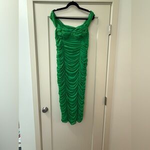 MAJORELLE Vibrant Green Dress